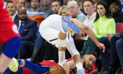 STØTTER KJÆRESTEN: Kendall var i Philadelphia og så Ben spille kamp to dager forrige uke. Foto: NTB Scanpix STØTTER KJÆRESTEN: Kendall var i Philadelphia og så Ben spille kamp to dager forrige uke. Foto: NTB Scanpix